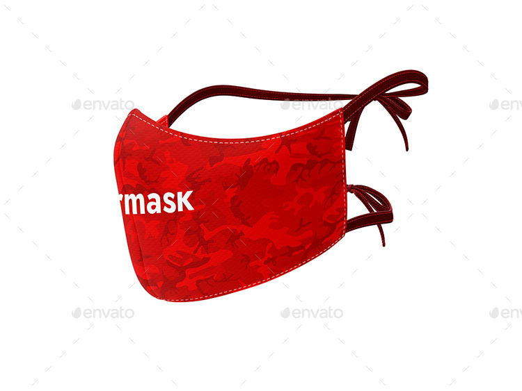Face Mask Animation Mockup, Graphics GraphicRiver